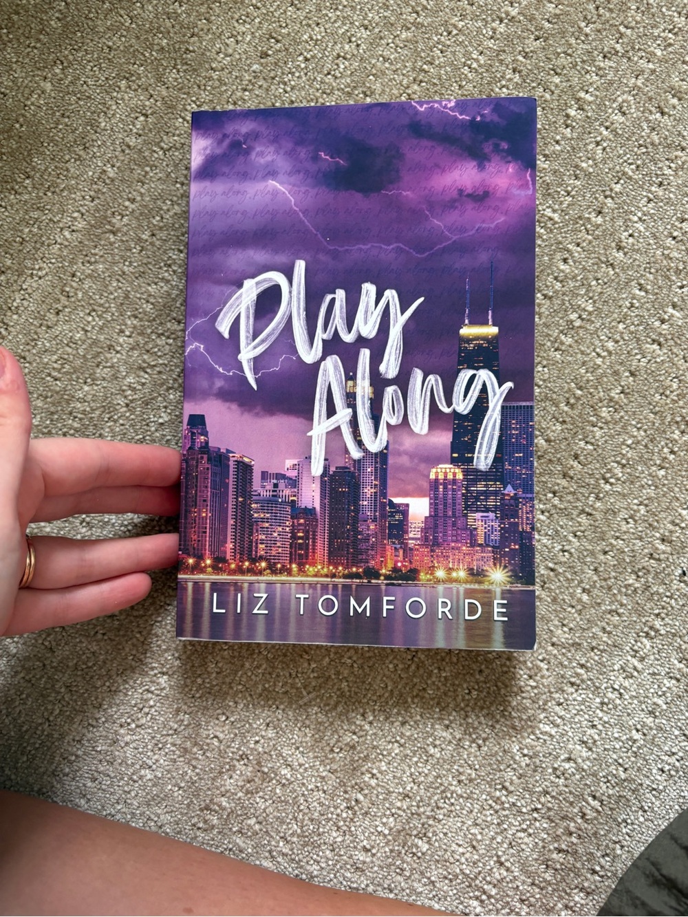 Play Along by Liz Tomforde - Purple Cityscape Cover